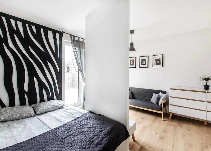 Daire White With Terrace Wroclaw